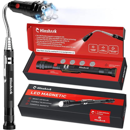 Teleskopmagnet Taschenlampe LED Flexibel Magnetisch Gadgets