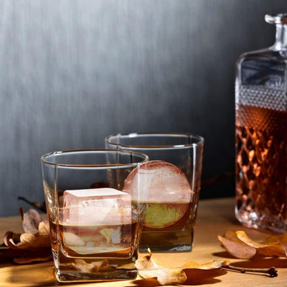 XXL Silikon Eiswürfelform mit Deckel für Whisky Cocktails