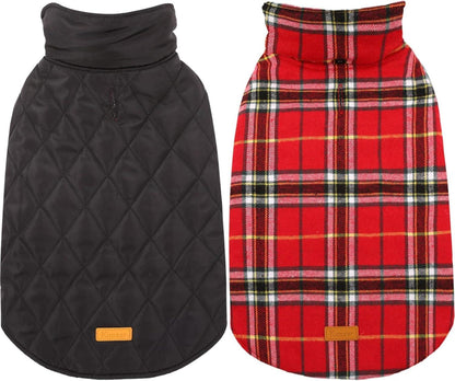 Hundemantel Winter Wasserdicht Fleece 3XL Hellrot