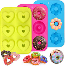 Silikon Donut Backform Set für Kuchen und Muffins