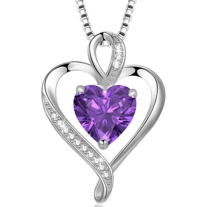 Silber Herz Halskette Damen 925 Sterling Silber Geschenk