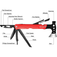 Camping Multitool Beil Geschenke für Männer 14 in 1 Axt