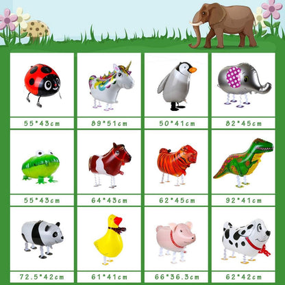 12 Tier Walking Folienballons für Kindergeburtstag Party und
