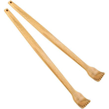 2er Set Holz Rückenkratzer mit langem Griff 15,6 Zoll+15,2