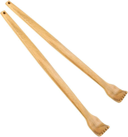 Holz Rckenkratzer Set Handheld Rckenmassagegert Entspannung