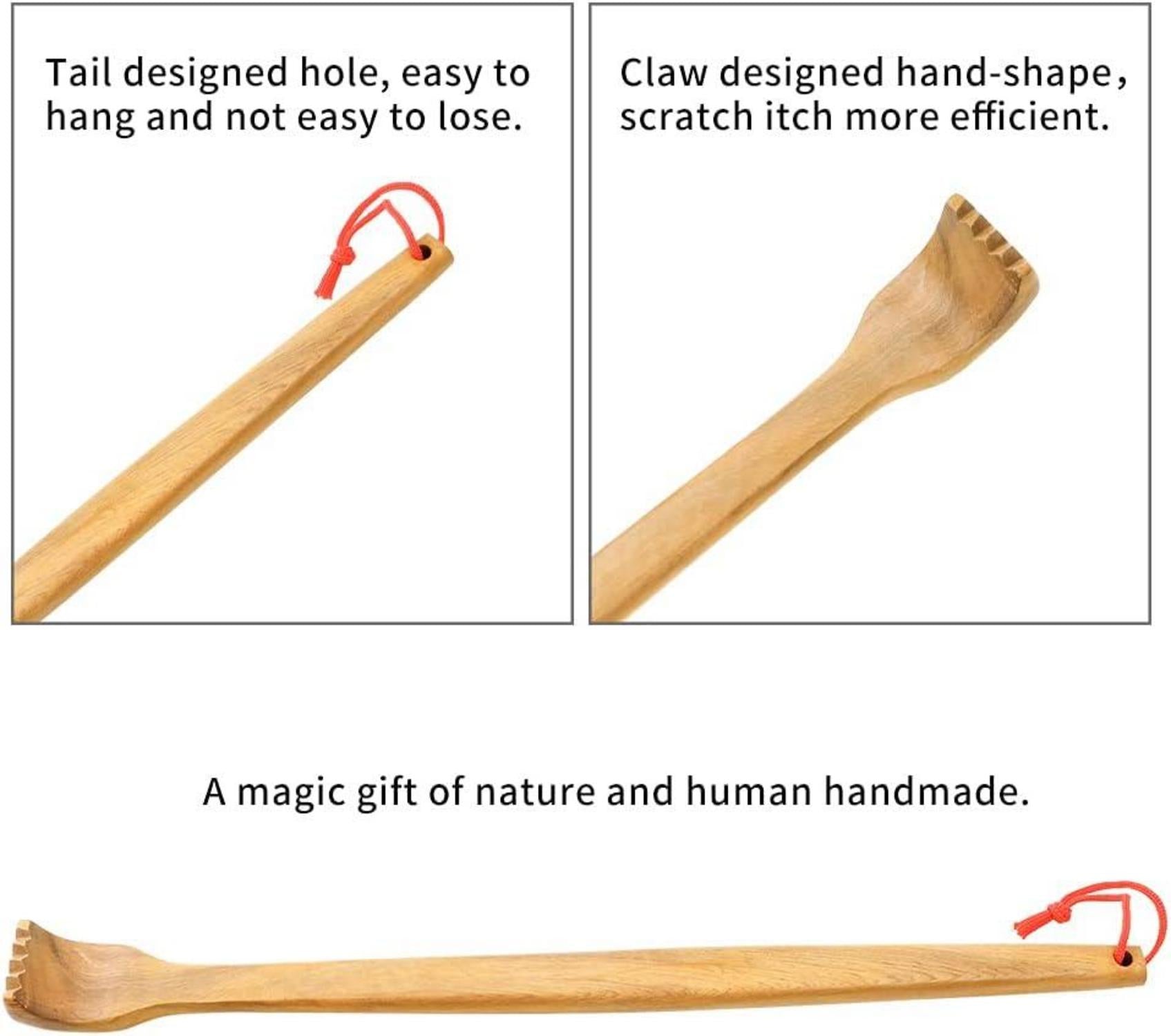 Holz Rckenkratzer Set Handheld Rckenmassagegert Entspannung