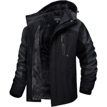 Herren Winter Skijacke Fleece Gefüttert, Wasserdicht