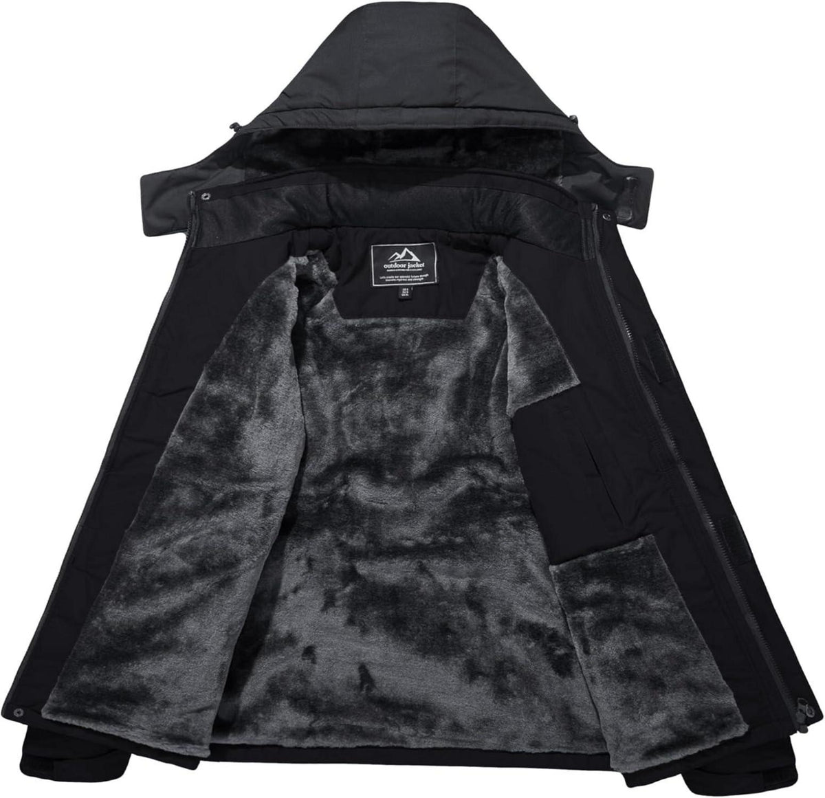 Herren Winter Skijacke Fleece Gefüttert, Wasserdicht