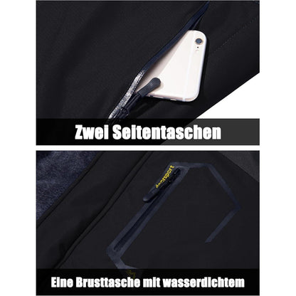 Herren Winter Skijacke Fleece Gefüttert Outdoor