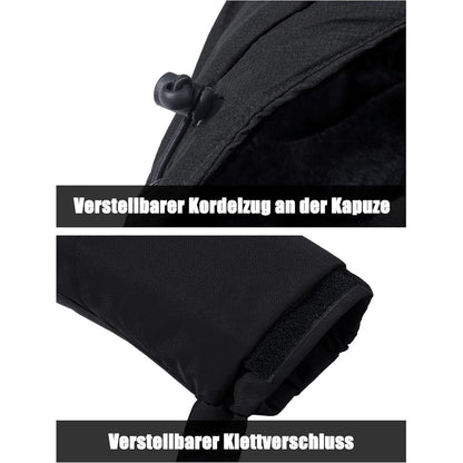 Herren Winter Skijacke Fleece Gefüttert Outdoor