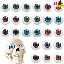 Halloween Augen Set 24 Stück gruselige Kunststoff Augäpfel
