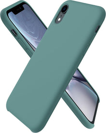 iPhone XR Silikon Case Hülle Flüssiges Silikon Handyhülle Schutz 6,1