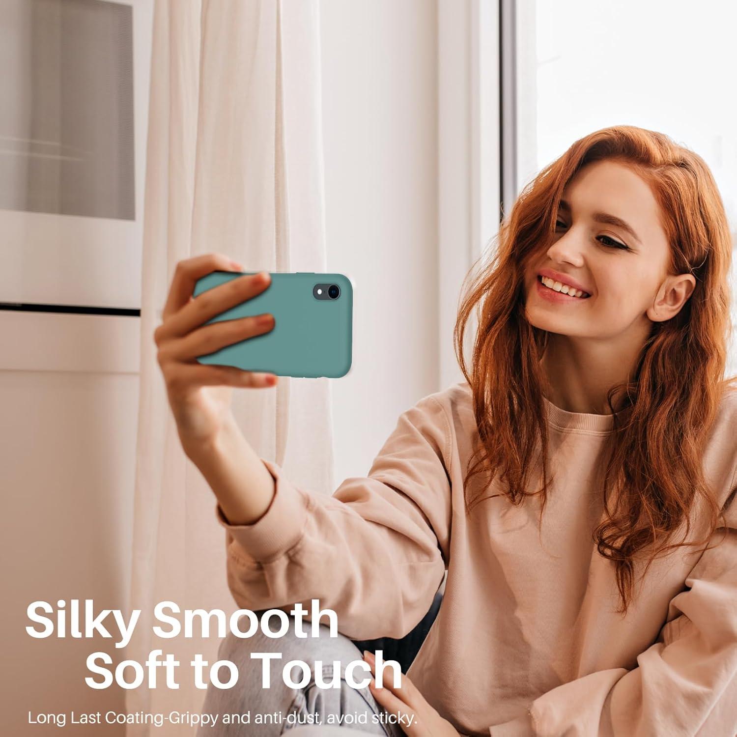 Silikon Case iPhone XR Hülle Flüssig Ultra Dünn Schutz 6,1 Zoll
