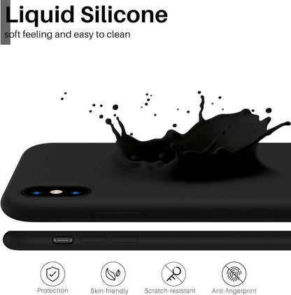 iPhone XS/X Silikon Case Ultra Dünne Flüssig Silikon Handyhülle