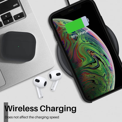 iPhone XS/X Silikon Case - Ultra Dünn, Flüssig, Schwarz, 5,8 Zoll