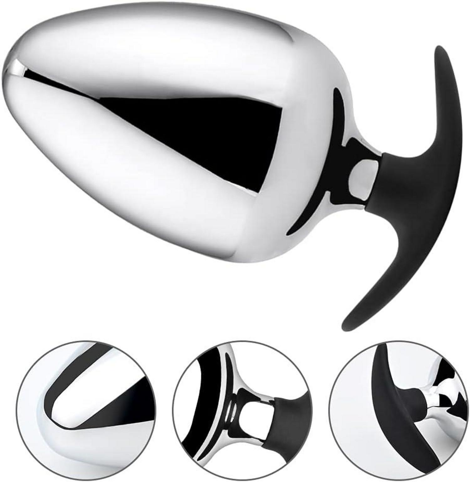 Edelstahl Analplug Prostata Massage SM Sexspielzeug Butt Plug