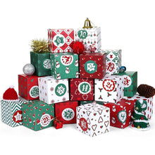 Adventskalender zum Befüllen Schachteln 24 Boxen Weihnachten