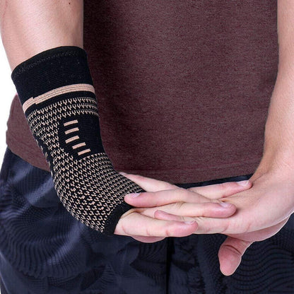 Handgelenk Bandage 2er-Set Kupfer Handgelenkschiene Sport Fitness