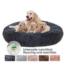 Flauschiges Hundebett Orthopädisch Dunkelgrau L 110x110x20cm