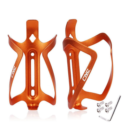 CNC Fahrrad Flaschenhalter Set (2x) Orange