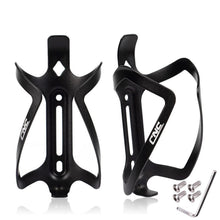 CNC Fahrrad Flaschenhalter 2er-Set, Aluminium Schwarz
