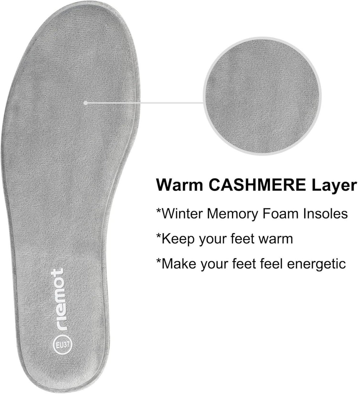Memory Foam Einlegesohlen für Schuhe Sneaker Stiefel - Weich & warm