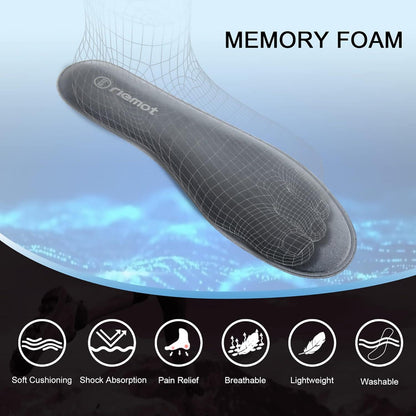 Memory Foam Einlegesohlen für Damen Herren - Weiche Schuheinlagen Stiefel