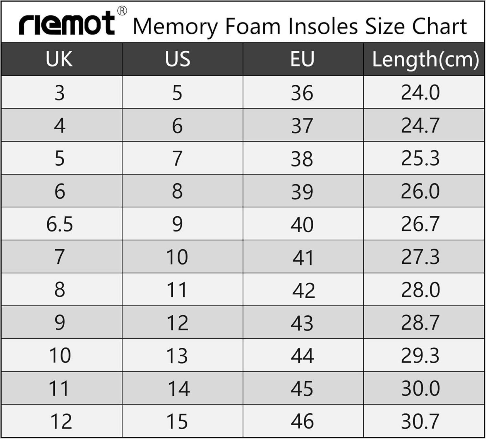 Memory Foam Einlegesohlen Samt Weich Sport Freizeit Gr.36-47