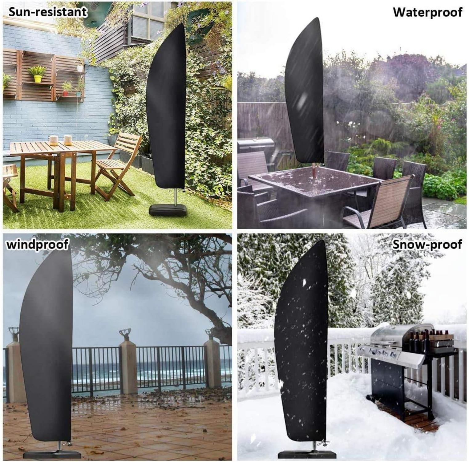Sonnenschirm Schutzhülle 210D Oxford Gewebe wasserdicht 265 cm