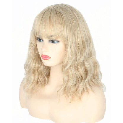 Blond Bob Locken Perücke Damen – Hitzebeständig & Cosplay-Ready