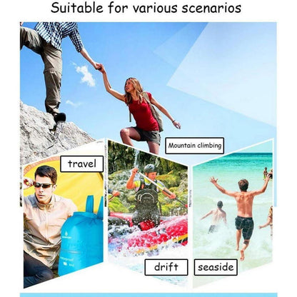6er Set wasserfeste Trockenbeutel für Wassersport und