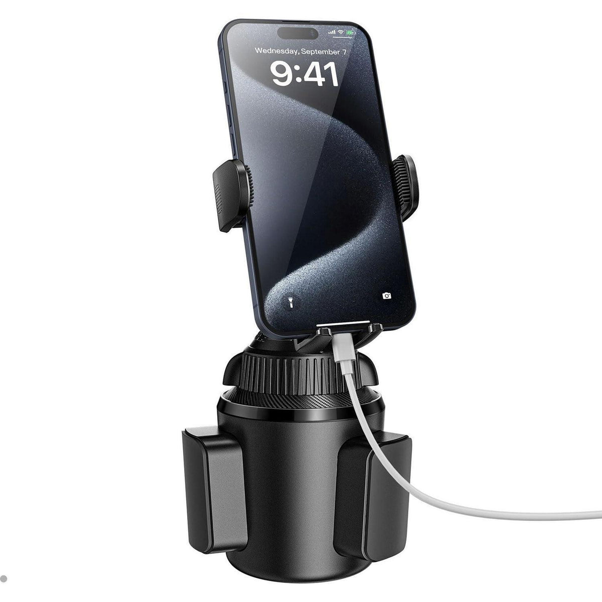 Handyhalterung Auto Getränkehalter für iPhone & Samsung