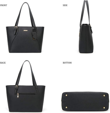 Damen Handtasche Tote Schultertasche Umhängetasche Geldbörse