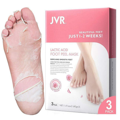 JVR Milchsäure Fußpeeling 3 Paar