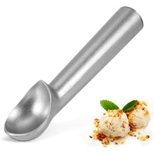 Eisportionierer aus Aluminium Antihaft 18 cm x 4 cm Silber