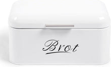 Brotkasten Knäckebrot Box Metall Brotaufbewahrung Retro Design 31cm