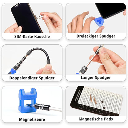 Präzisions Schraubendreher Set 122 in 1 Werkzeug Kit Torx T2