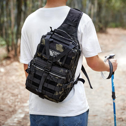 Tactical Sling Rucksack Groß Militär Umhängetasche Outdoor