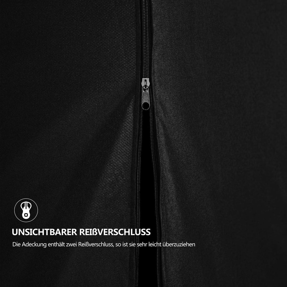 Tischtennisplatte Abdeckung Winterfest 420D Oxford Gewebe 165x70x185cm