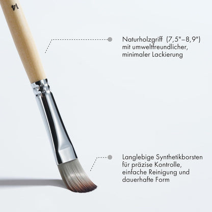 ARTIFY 24-teiliges Pinsel-Set mit Pinseltasche und Spachtel