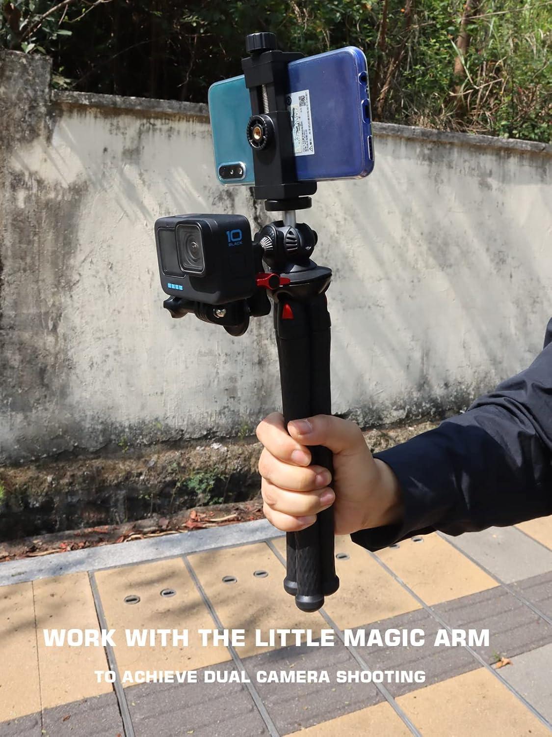 Flexibles Handy Stativ mit Fernauslöser - Mini Kamerastativ für Vlogging
