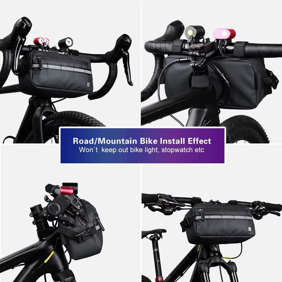 Multifunktion Fahrrad Lenker Rahmen Tasche Wasserdicht 3L 1680D Polyes