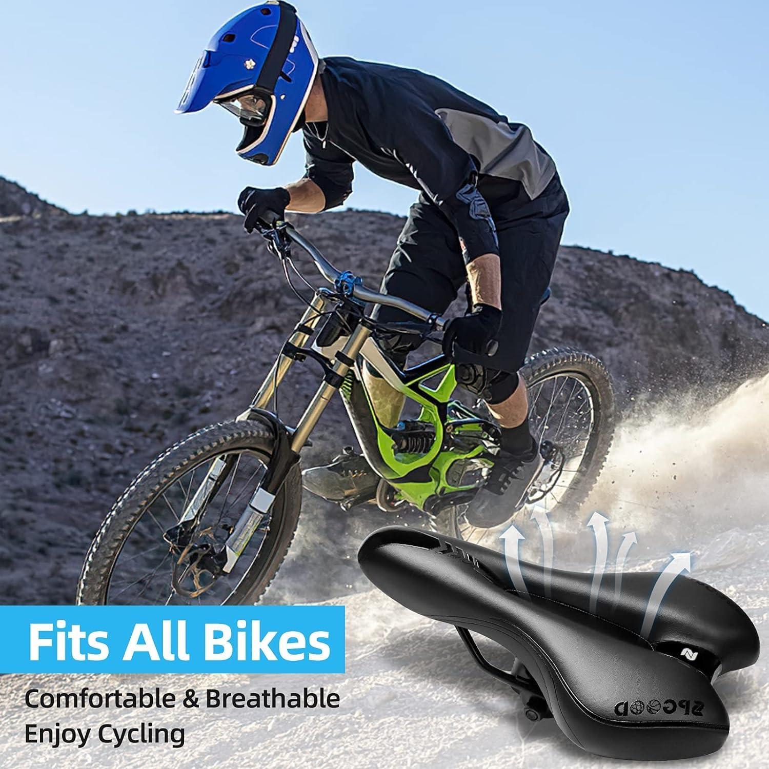 Fahrradsattel Gel Ergonomisch Bequem MTB Rennrad Trekking Sattel 27x16cm