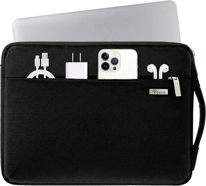 Voova Laptop Hülle 14 Zoll MacBook Air Laptoptasche Schwarz 360°Schutz