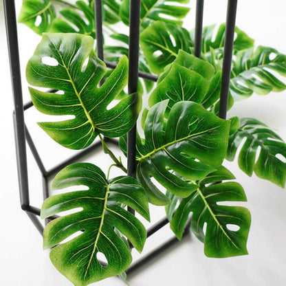 Künstliche Palmblätter Girlande Vine Faux Turtle Blätter 180 cm 29 Blätter