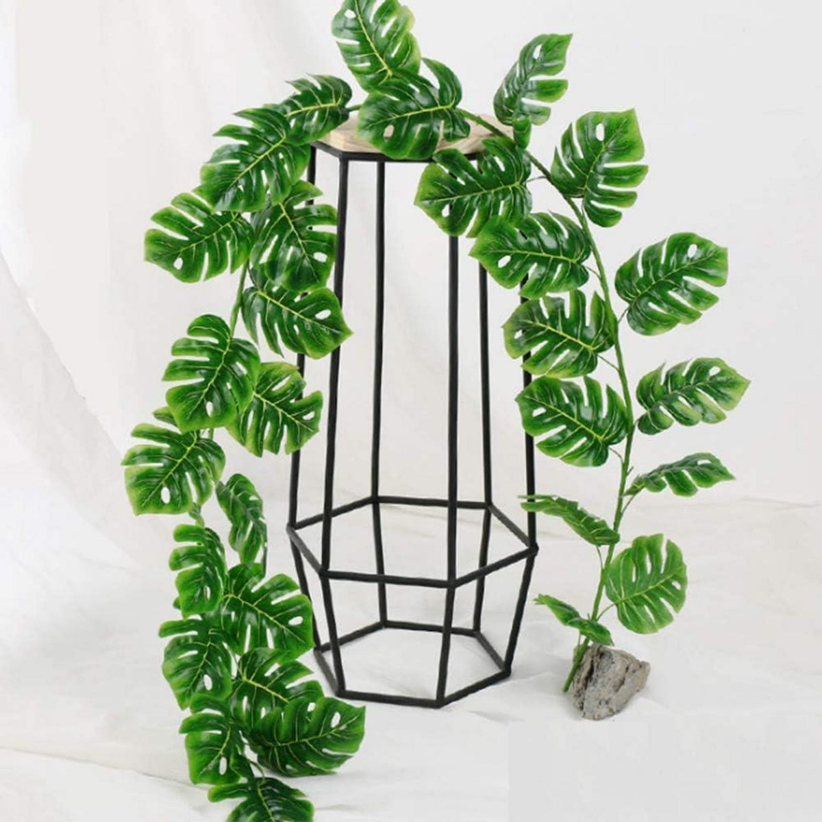 Künstliche Palmblätter Girlande Vine Turtle Blätter 180 cm für Zuhause Hochzeit