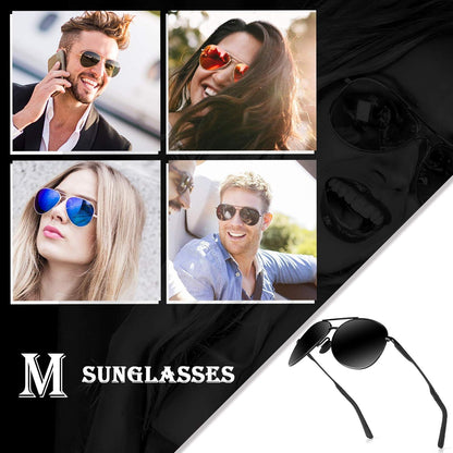 Polarisierte Sonnenbrille UV400 Outdoor Schwarz Vintage Unisex