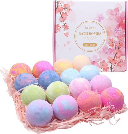 Badebomben Geschenkset Luxuriöse Badekugeln 16x60g