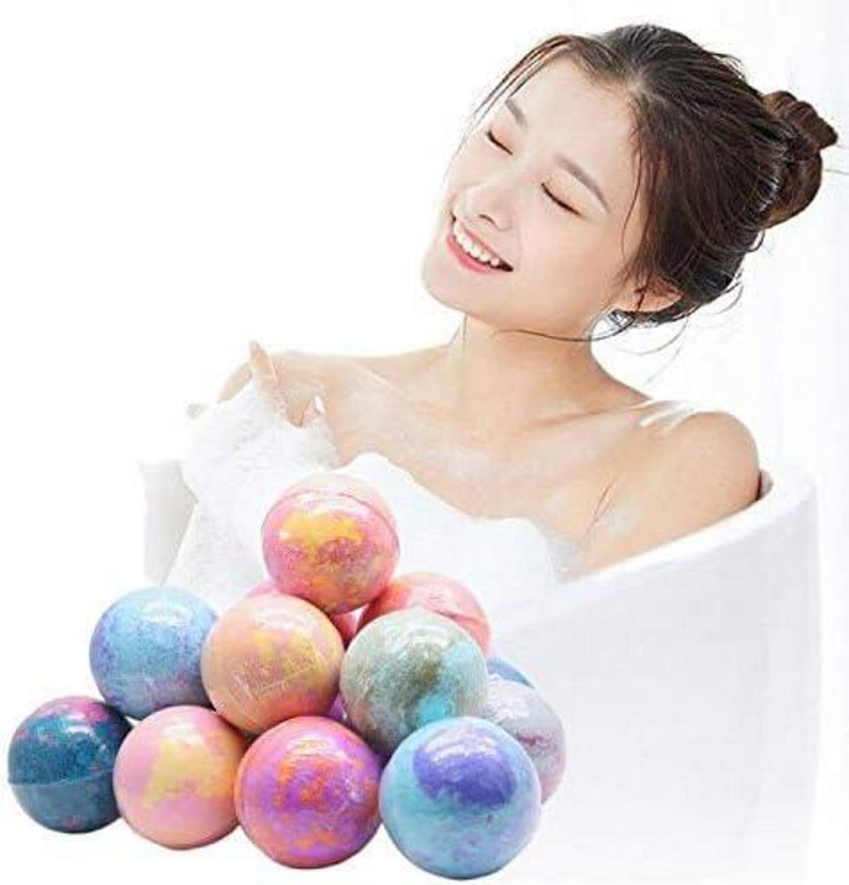 Badebomben Geschenkset Luxuriöse Badekugeln 16x60g