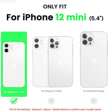 ORNARTO iPhone 12 Mini 5,4 Flüssig Silikon Hülle Kaktus